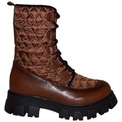 Kadın  Kışlık Fashion Bot - Kahverengi