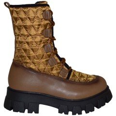Kadın  Kışlık Fashion Bot - Kraft