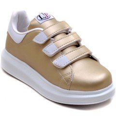LPT-109 Filet Düz Spor Ayakkabı - Gold