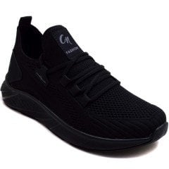 943-S Fashion Erkek Spor Ayakkabı - Siyah/S