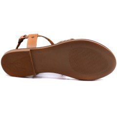 3-30 LG Yazlık Kadın Sandalet - Taba