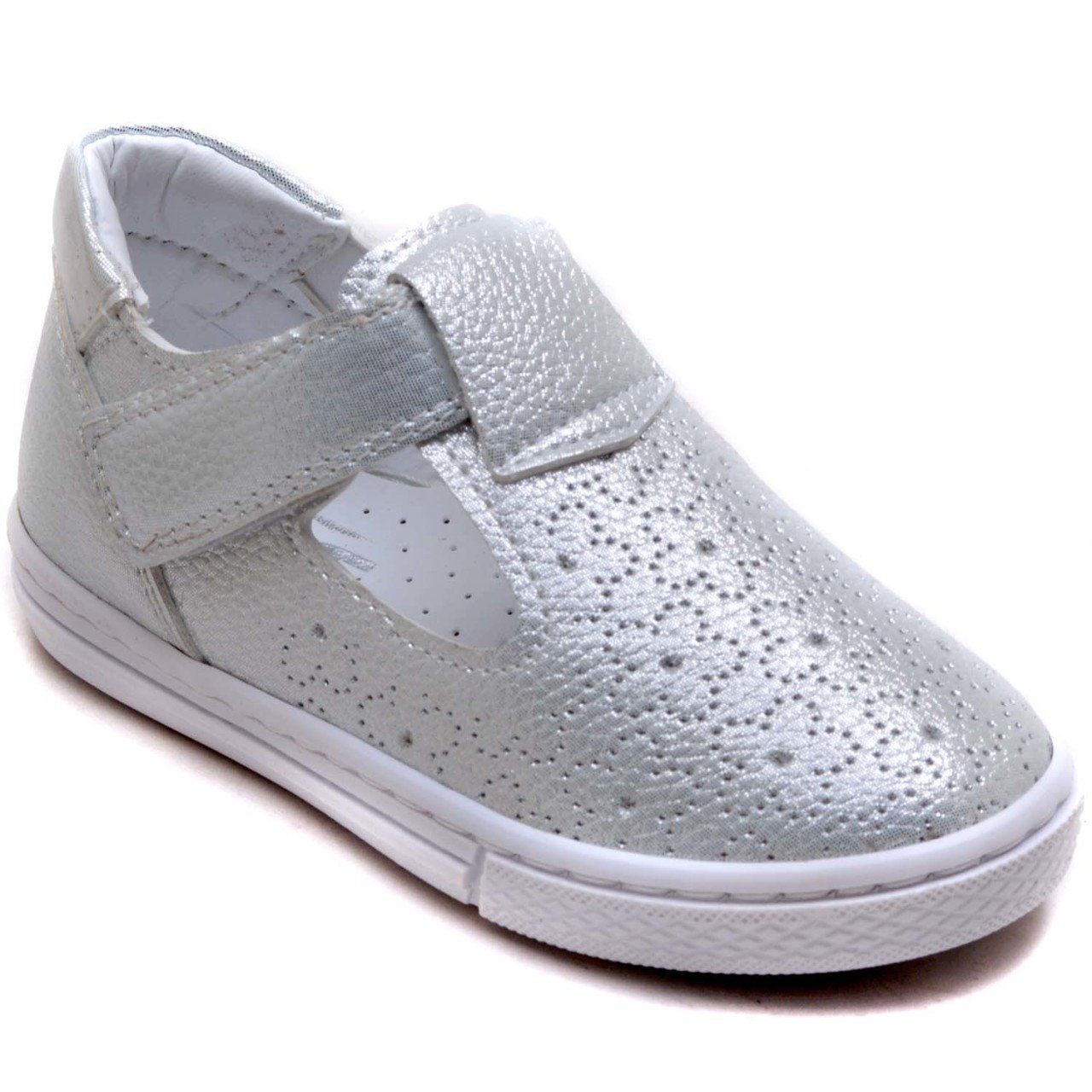 EYS-10 Cırtlı Bebe Sandalet - Gri