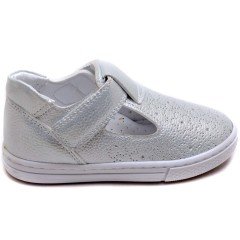 EYS-10 Cırtlı Bebe Sandalet - Gri