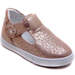 EYS-10 Cırtlı Bebe Sandalet - Krom