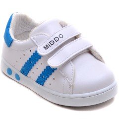 MDD-0 Çift Cırt Bebe Sneaker - Beyaz