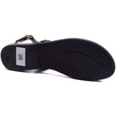 3-32 LG Yazlık Kadın Sandalet - Siyah