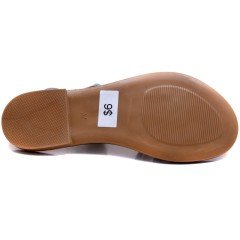 3-33 LG Yazlık Kadın Sandalet - Beyaz