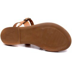 3-33 LG Yazlık Kadın Sandalet - Taba
