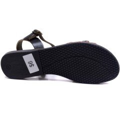 3-33 LG Yazlık Kadın Sandalet - Siyah