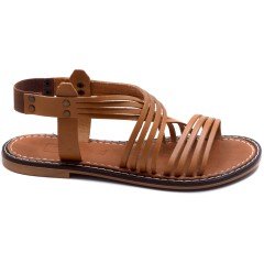 3-35 LG Yazlık Kadın Sandalet - Taba