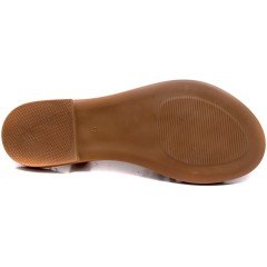 3-35 LG Yazlık Kadın Sandalet - Taba