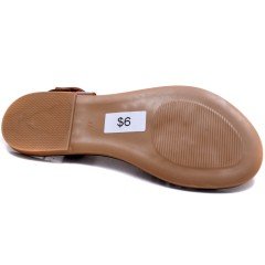 3-35 LG Yazlık Kadın Sandalet - Kahverengi