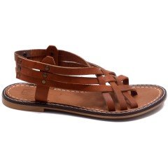 3-36 LG Yazlık Kadın Sandalet - Taba