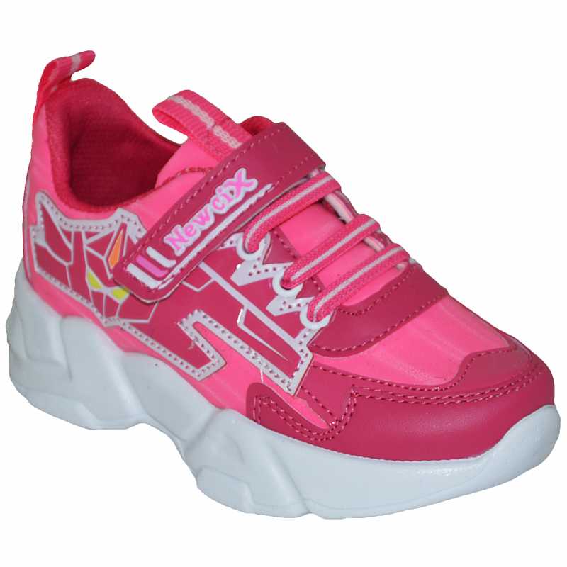 049 - NewciX Filet Spor Ayakkabı - Pembe/Kırmızı