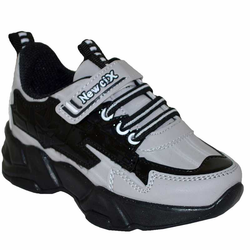 049 - NewciX Filet Spor Ayakkabı - Siyah/Gri