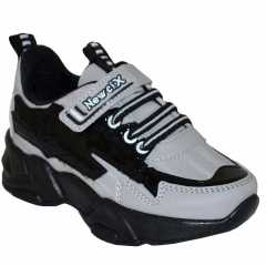 049 - NewciX Filet Spor Ayakkabı - Siyah/Gri