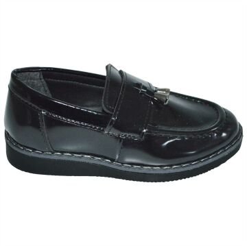 Patik okul ayakkabı - siyah