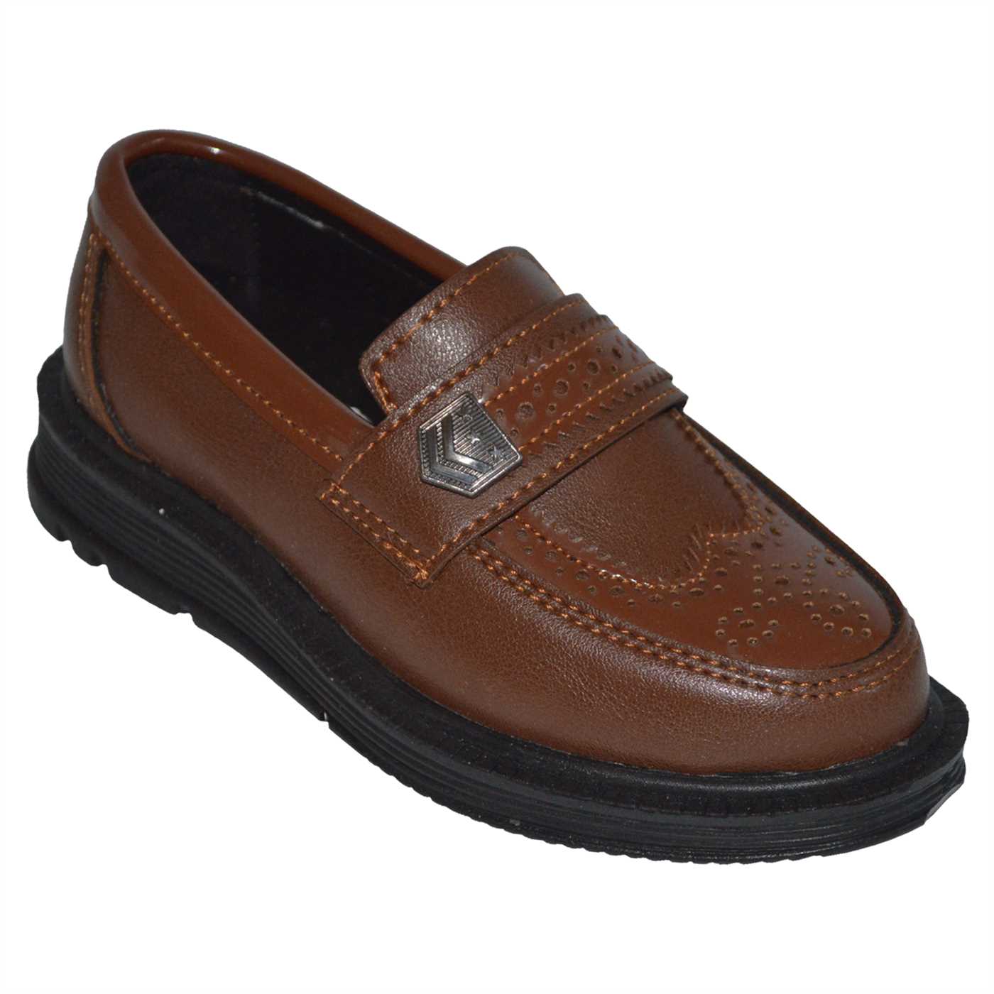 Patik okul ayakkabı - kahverengi