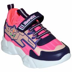 049 - NewciX Filet Spor Ayakkabı - Pembe/Bej/Lacivert