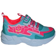 049 - NewciX Filet Spor Ayakkabı - Yeşil/Pembe
