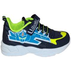 049 - NewciX Filet Spor Ayakkabı - Siyah/Sarı/Mavi