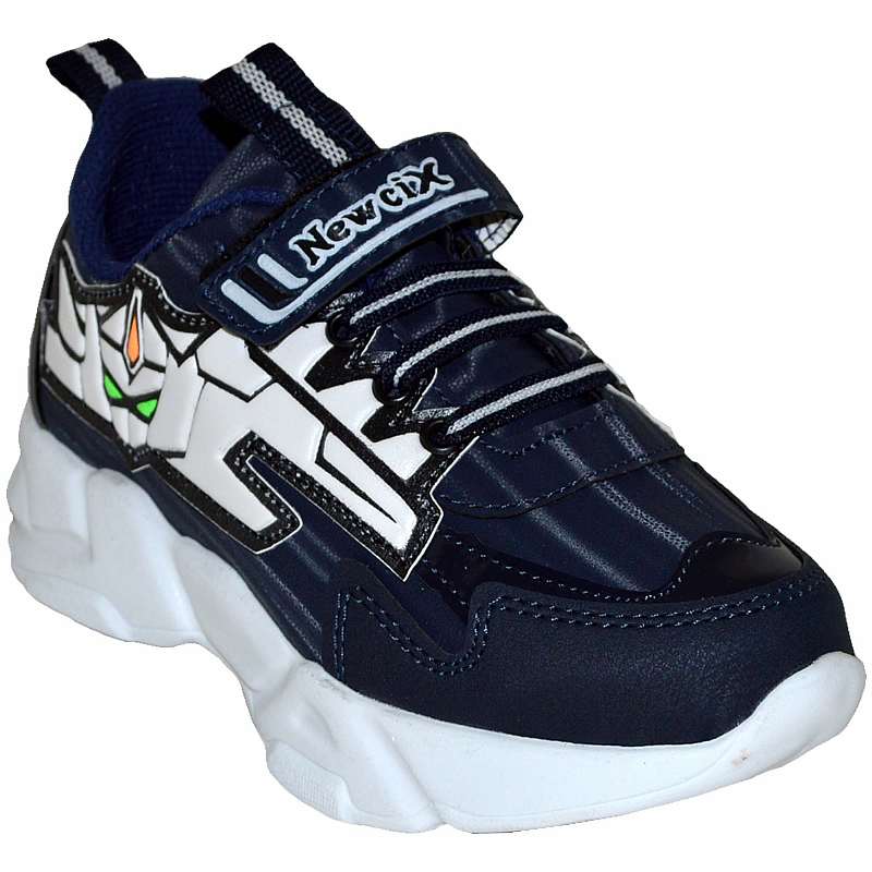 049 - NewciX Filet Spor Ayakkabı - Lacivert/Beyaz