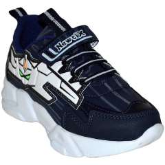 049 - NewciX Filet Spor Ayakkabı - Lacivert/Beyaz