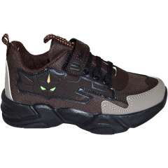 049 - NewciX Filet Spor Ayakkabı - Kahverengi/Hardal