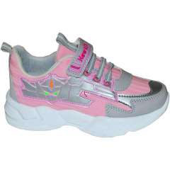049 - NewciX Filet Spor Ayakkabı - Pembe/Gri