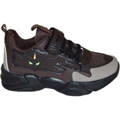 049 - NewciX Patik Spor Ayakkabı - Kahverengi/Gri