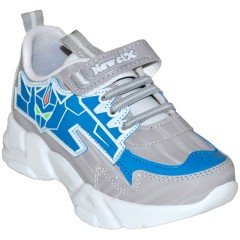 049 - NewciX Patik Spor Ayakkabı - Gri/Mavi