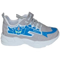 049 - NewciX Patik Spor Ayakkabı - Gri/Mavi