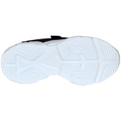 049 - NewciX Patik Spor Ayakkabı - Füme/Lacivert/Kırmızı