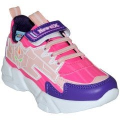 049 - NewciX Patik Spor Ayakkabı - Pembe/Bej/Menekşe