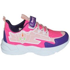 049 - NewciX Patik Spor Ayakkabı - Pembe/Bej/Menekşe