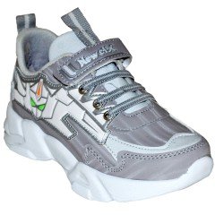 049 - NewciX Patik Spor Ayakkabı - Gri/Beyaz