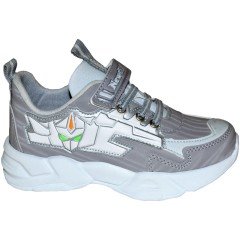 049 - NewciX Patik Spor Ayakkabı - Gri/Beyaz