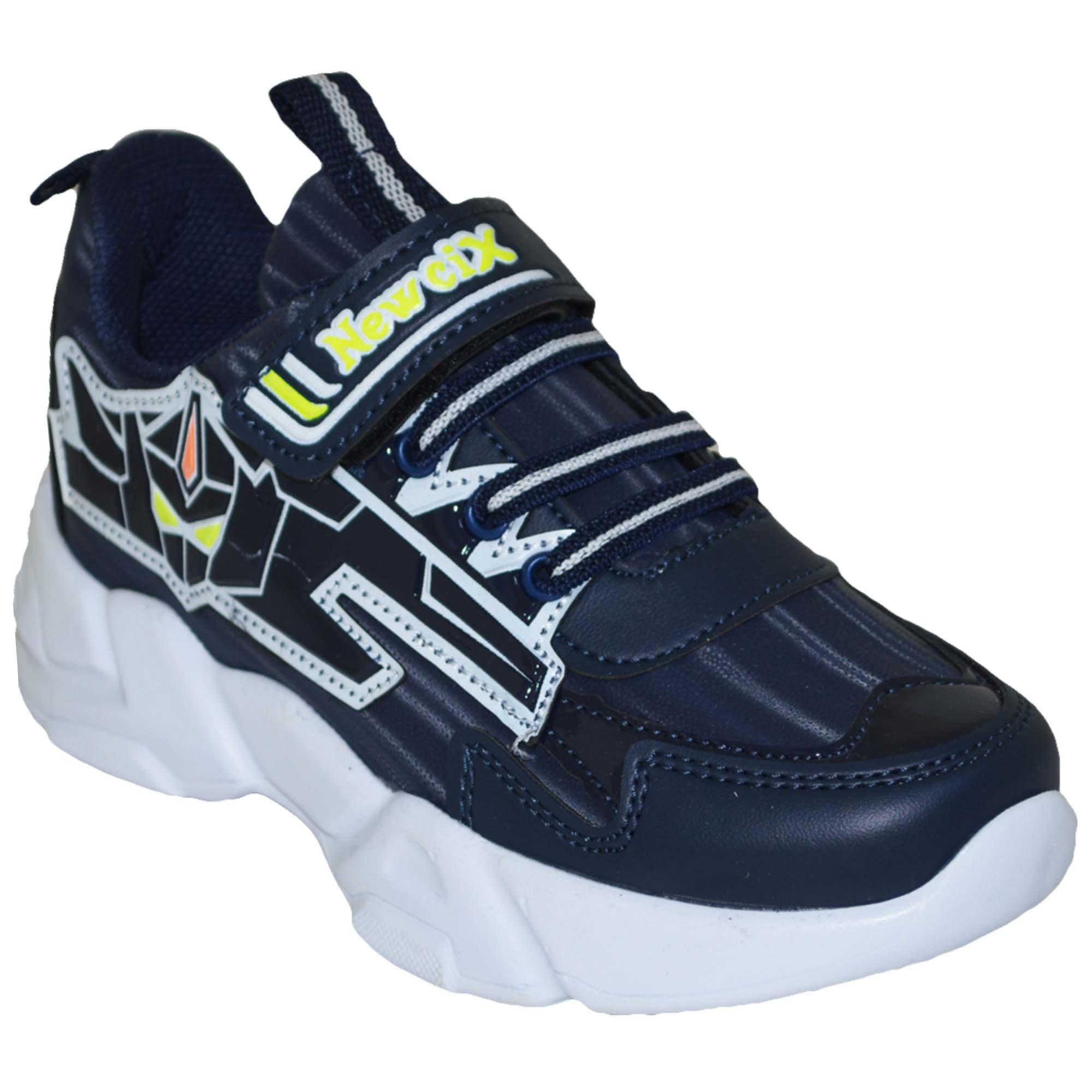049 - NewciX Patik Spor Ayakkabı - Lacivert/Siyah