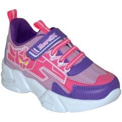 049 - NewciX Patik Spor Ayakkabı - Mor/Pembe/Kırmızı