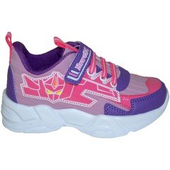 049 - NewciX Patik Spor Ayakkabı - Mor/Pembe/Kırmızı