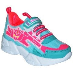 049 - NewciX Patik Spor Ayakkabı - Yeşil/Pembe