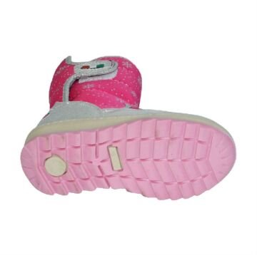 filet içi kürklü kışlık bot - pembe/gümüş
