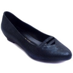12-02 LN Muz Model Kadın Babet - Siyah