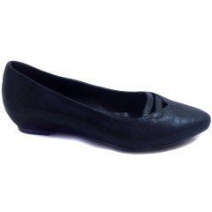 12-02 LN Muz Model Kadın Babet - Siyah