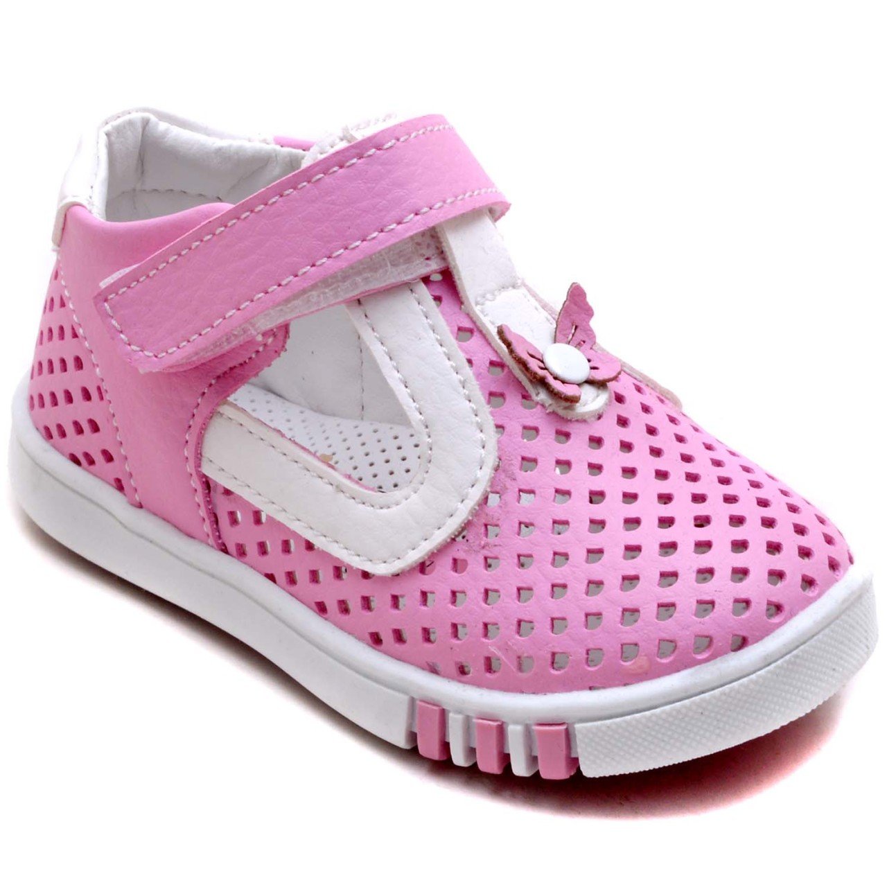 SB-108 Yeni Doğan Kız Çocuk Sandalet - Pembe
