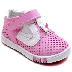 SB-108 Yeni Doğan Kız Çocuk Sandalet - Pembe