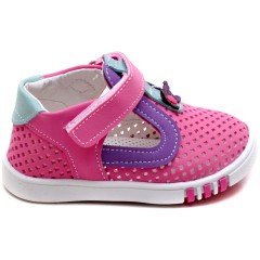 SB-108 Yeni Doğan Kız Çocuk Sandalet - Fuşya