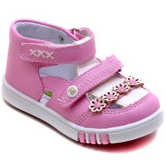SB-110 Yeni Doğan Kız Çocuk Sandalet - Pembe