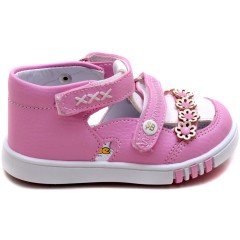 SB-110 Yeni Doğan Kız Çocuk Sandalet - Pembe