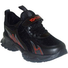 4016 TomKids Filet Spor ayakkabı - Siyah